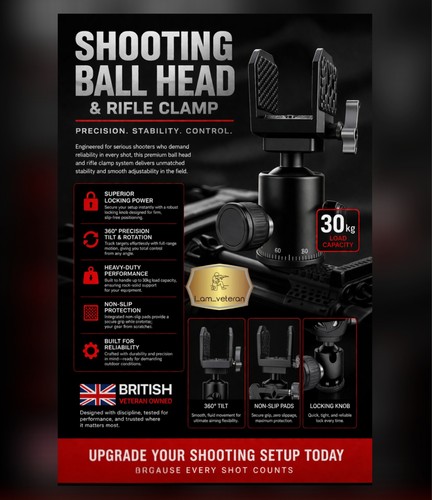 Hunting tripod ball head and - tripod,