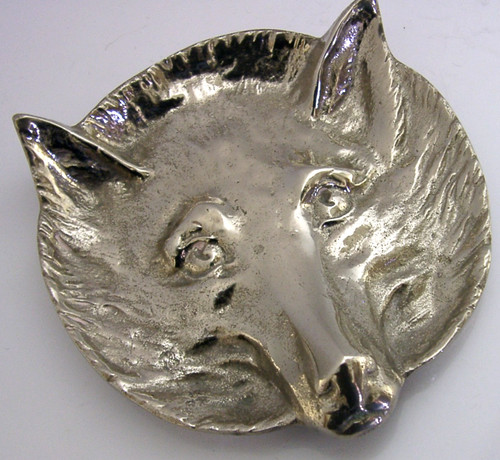 English silver plated - silver, head
